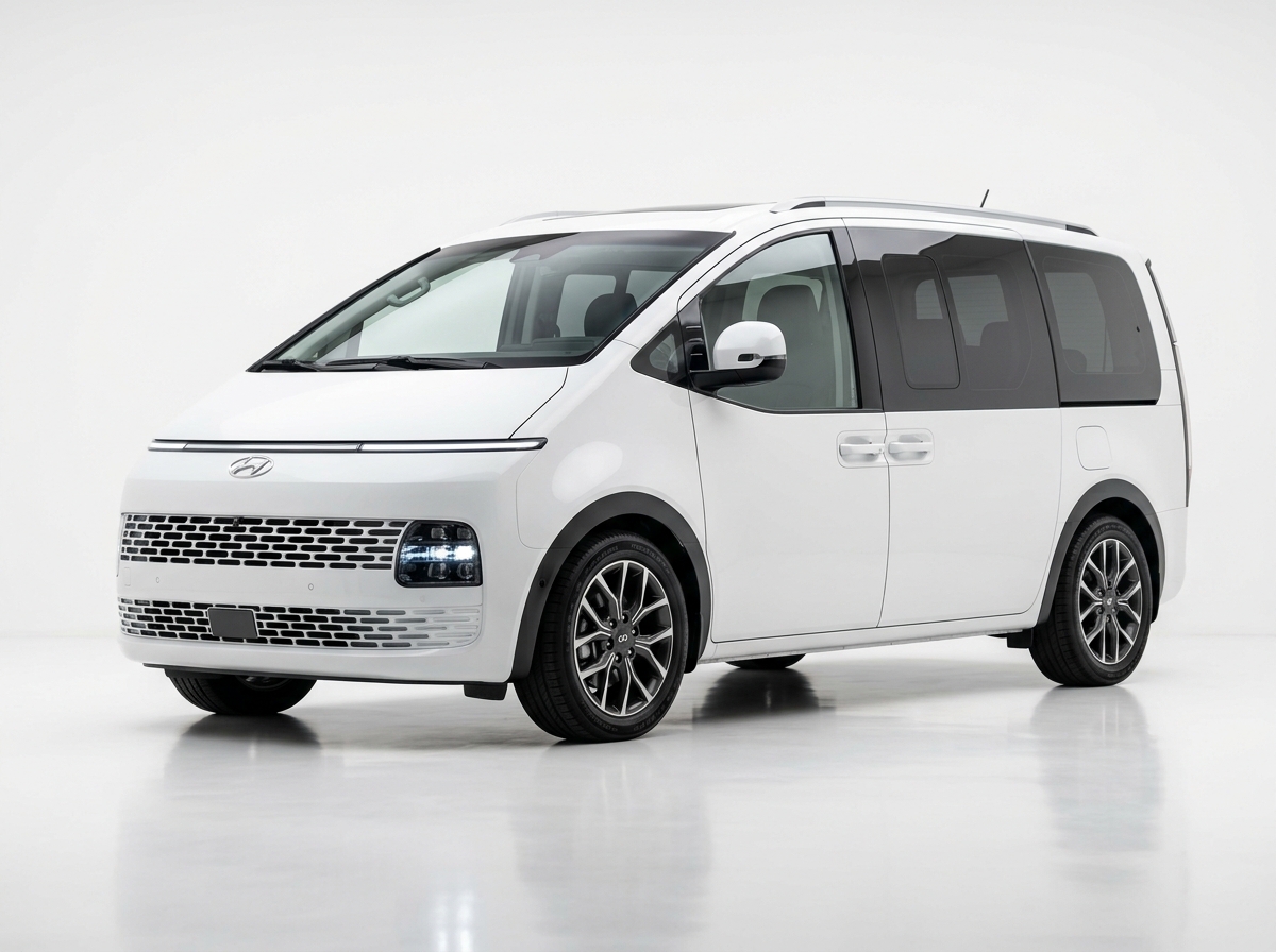 Rent a car with driver in dubai Staria 2026